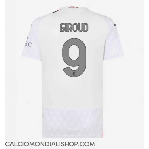 Maglie da calcio AC Milan Olivier Giroud #9 Seconda Maglia Femminile 2023-24 Manica Corta